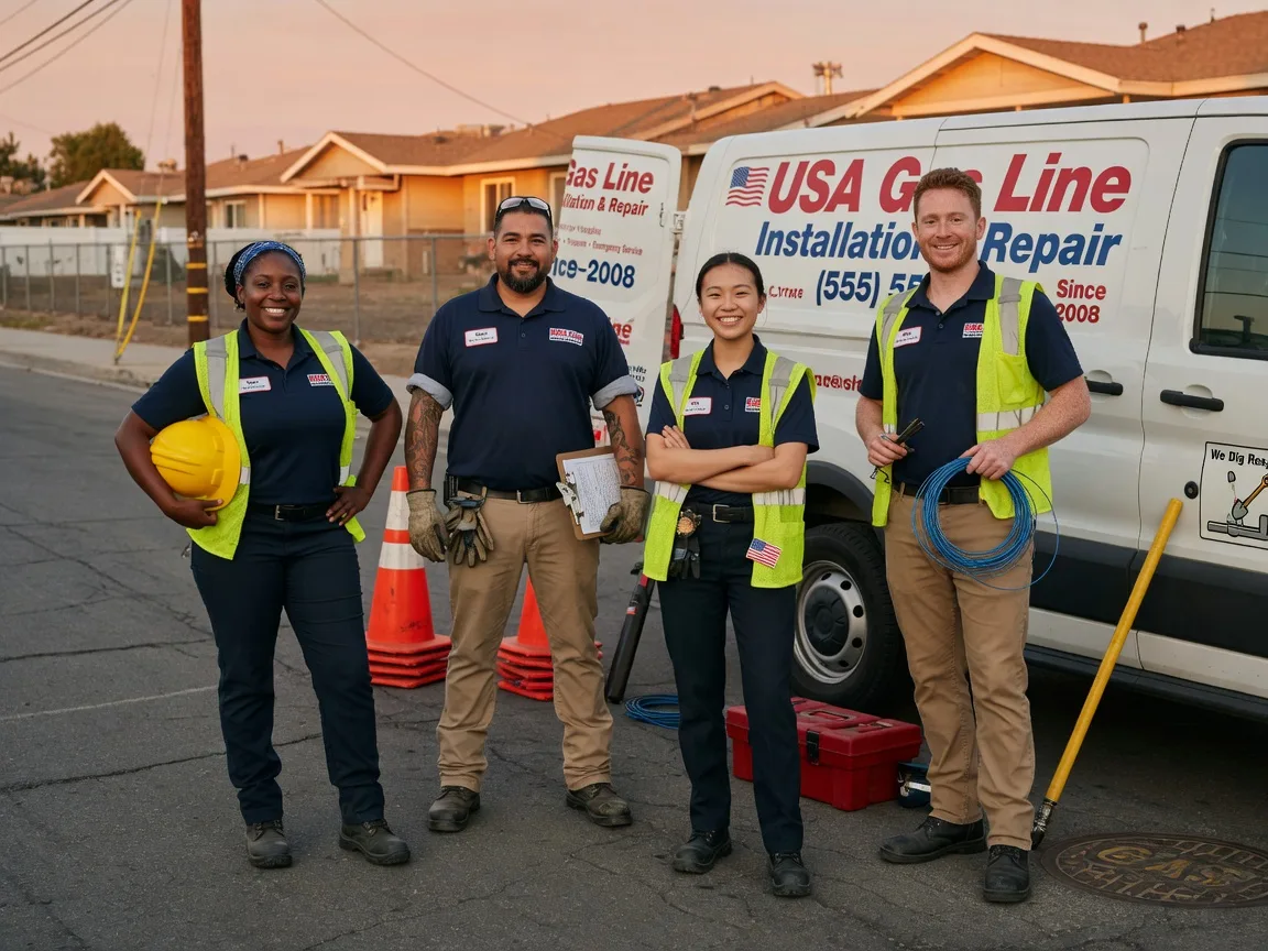 Gas Line Installation company in Winterthur, DE